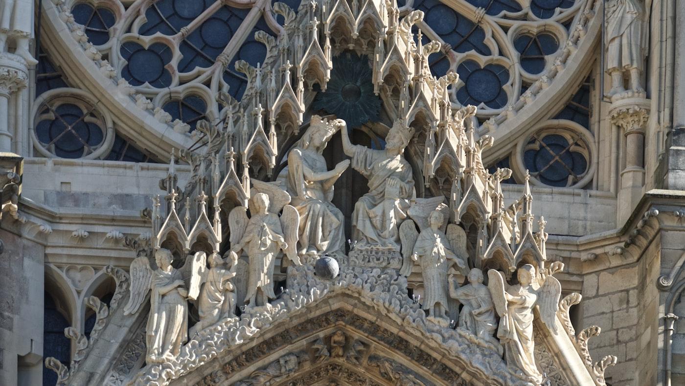 Gray concrete cathedral
