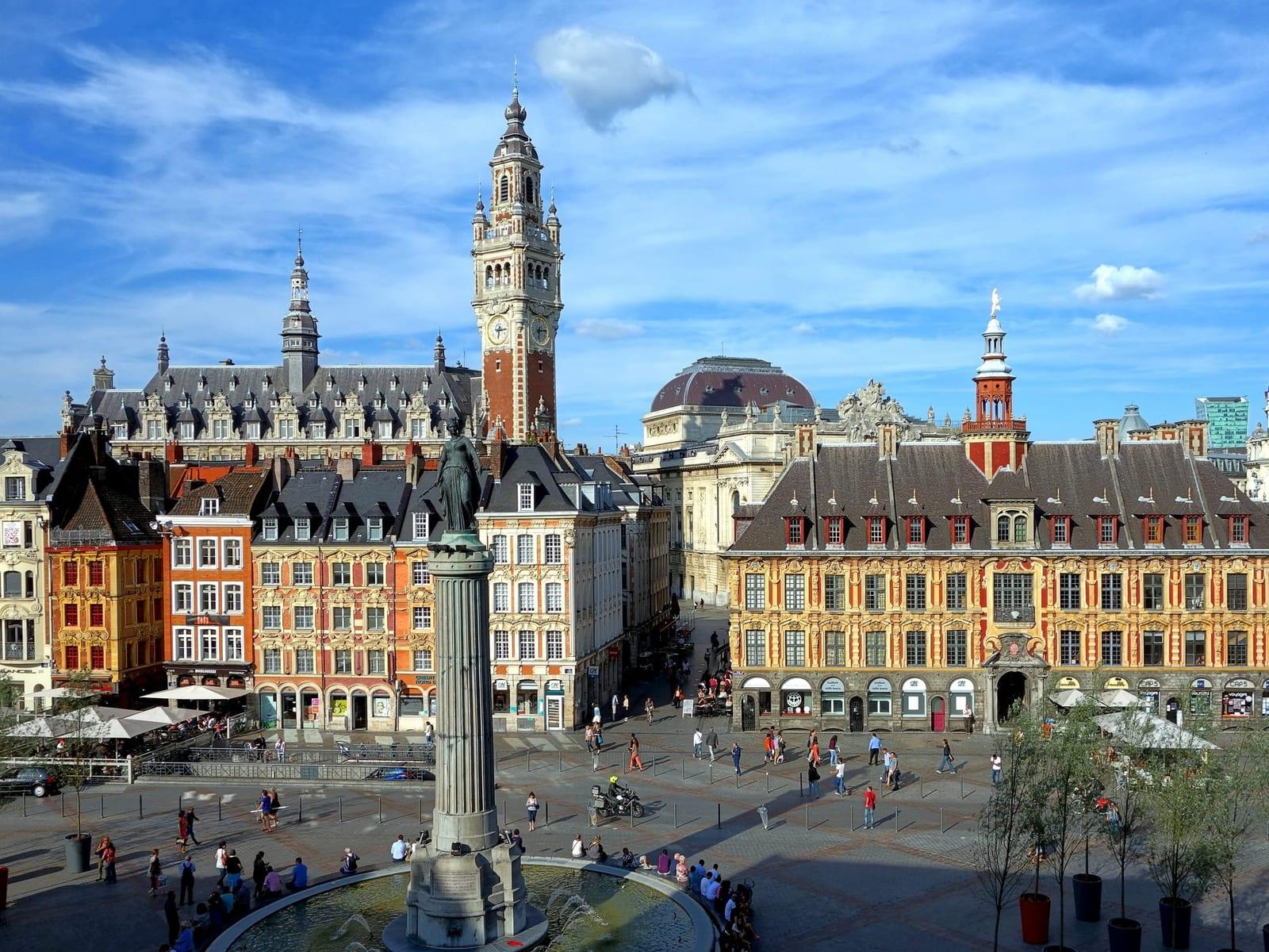 The Grand-Place of Lille and its Flemish facades